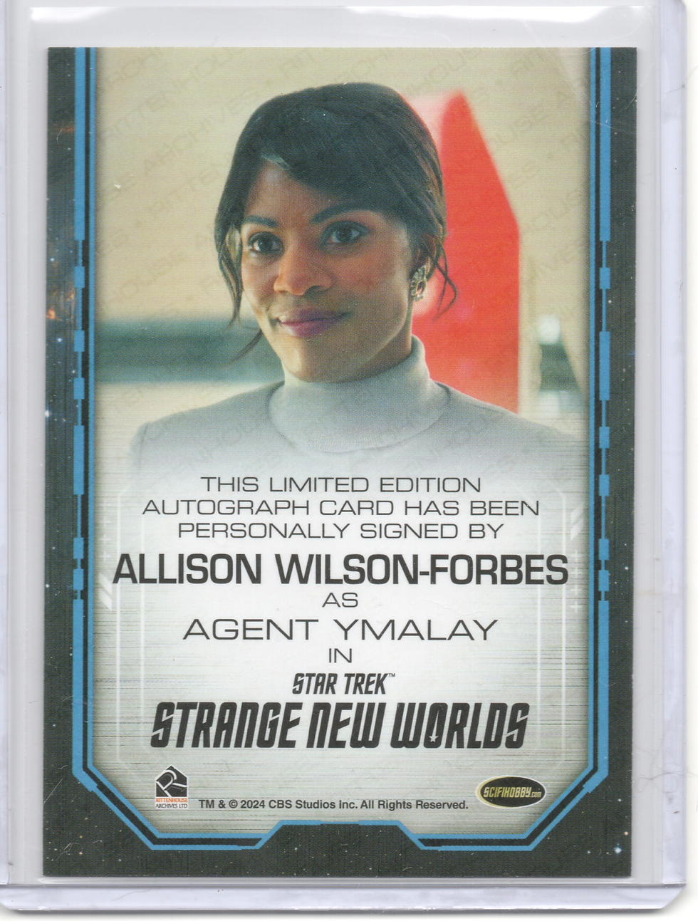 Thumbnail: SNW Season 2 Alison Wilson-Forbes bordered autograph card