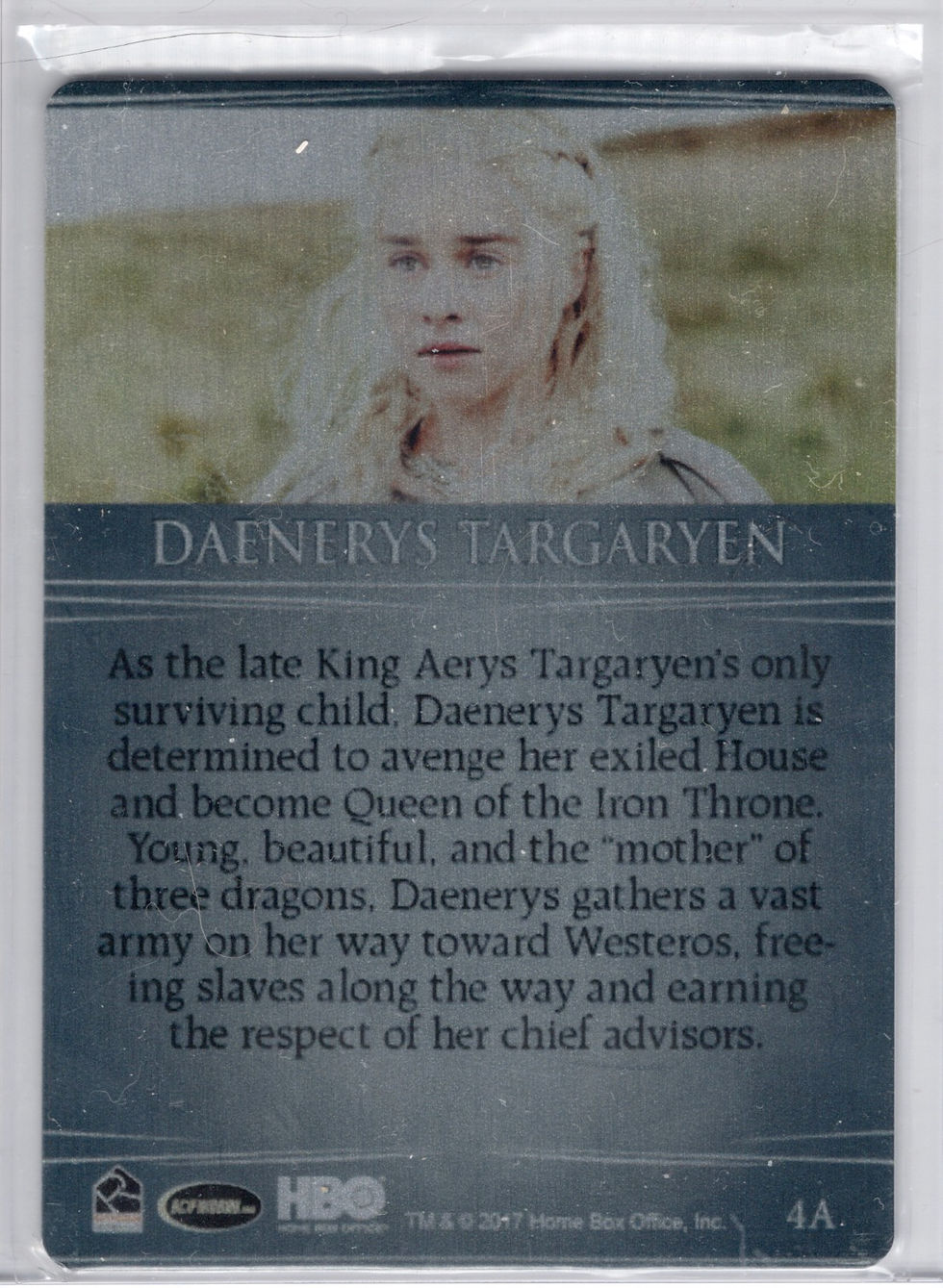 Thumbnail: Rittenhouse Rewards Card Daenerys Targaryen Valyrian Steel A4