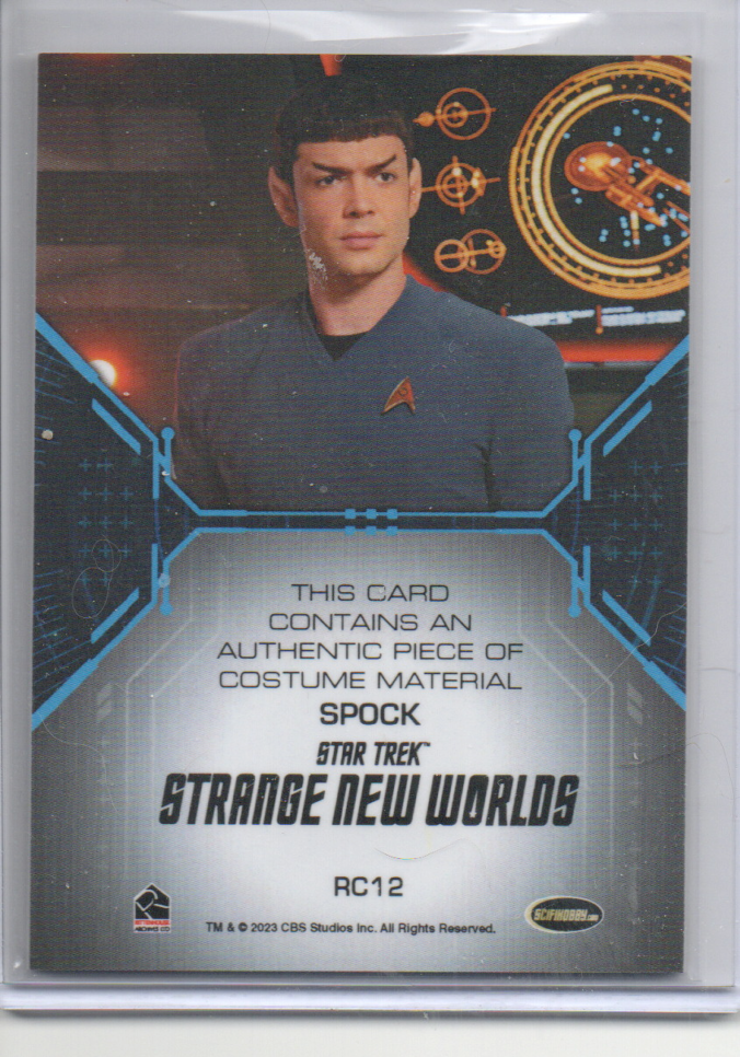 Thumbnail: SNW S1 Spock relic card w/insignia