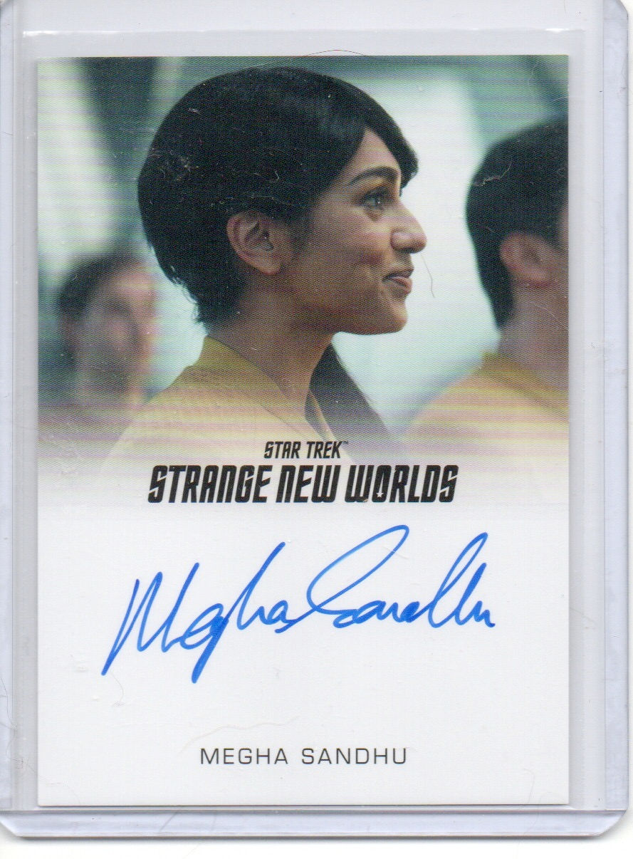 Megha Sandhu FB autograph card - LTD