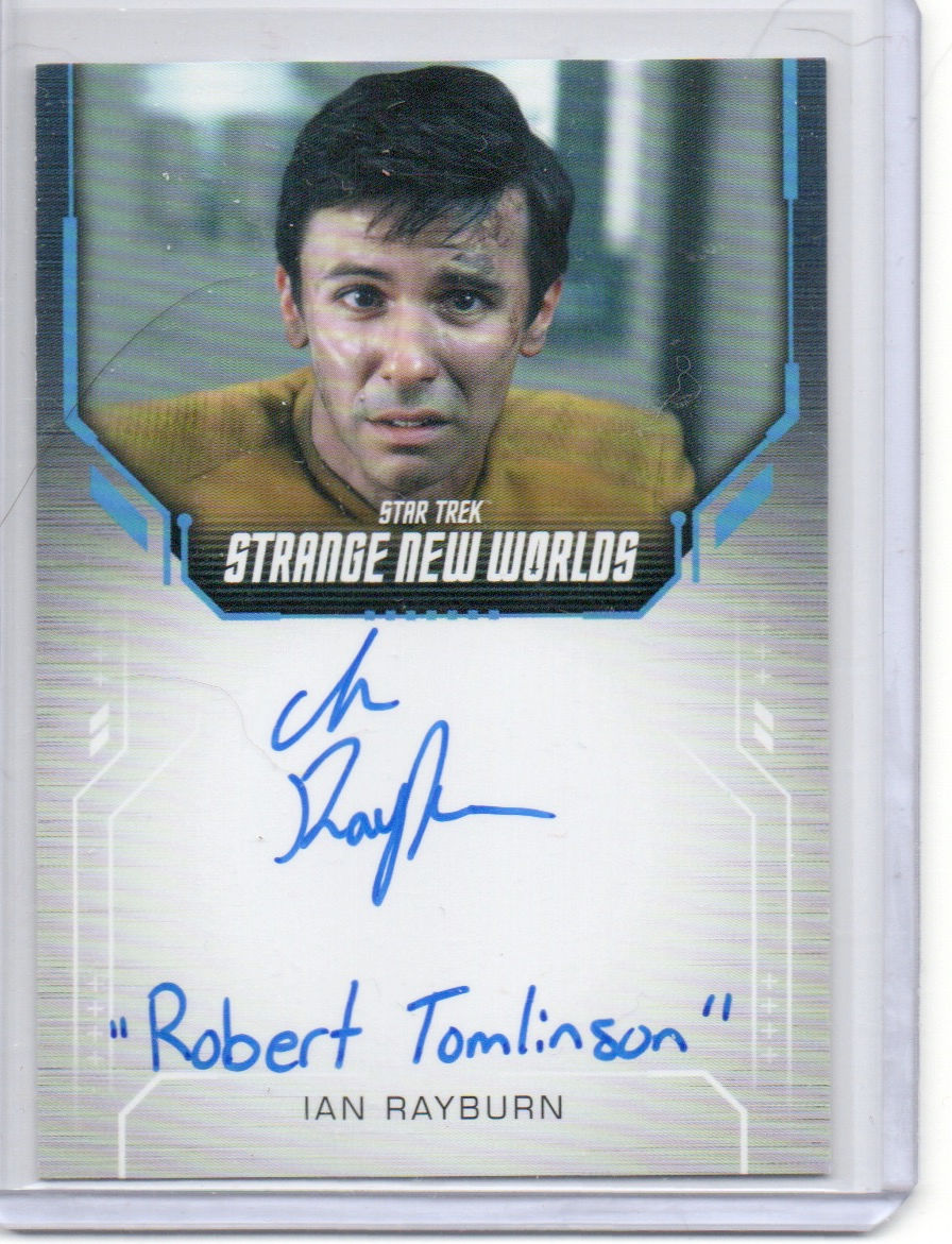 Ian Rayburn inscription autograph card 11-25