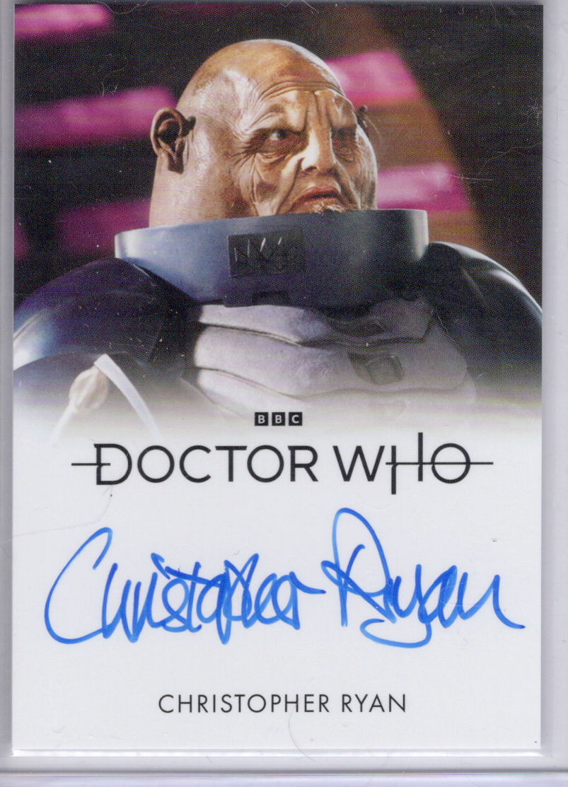 Dr. Who 1-4 FB Christopher Ryan autograph card