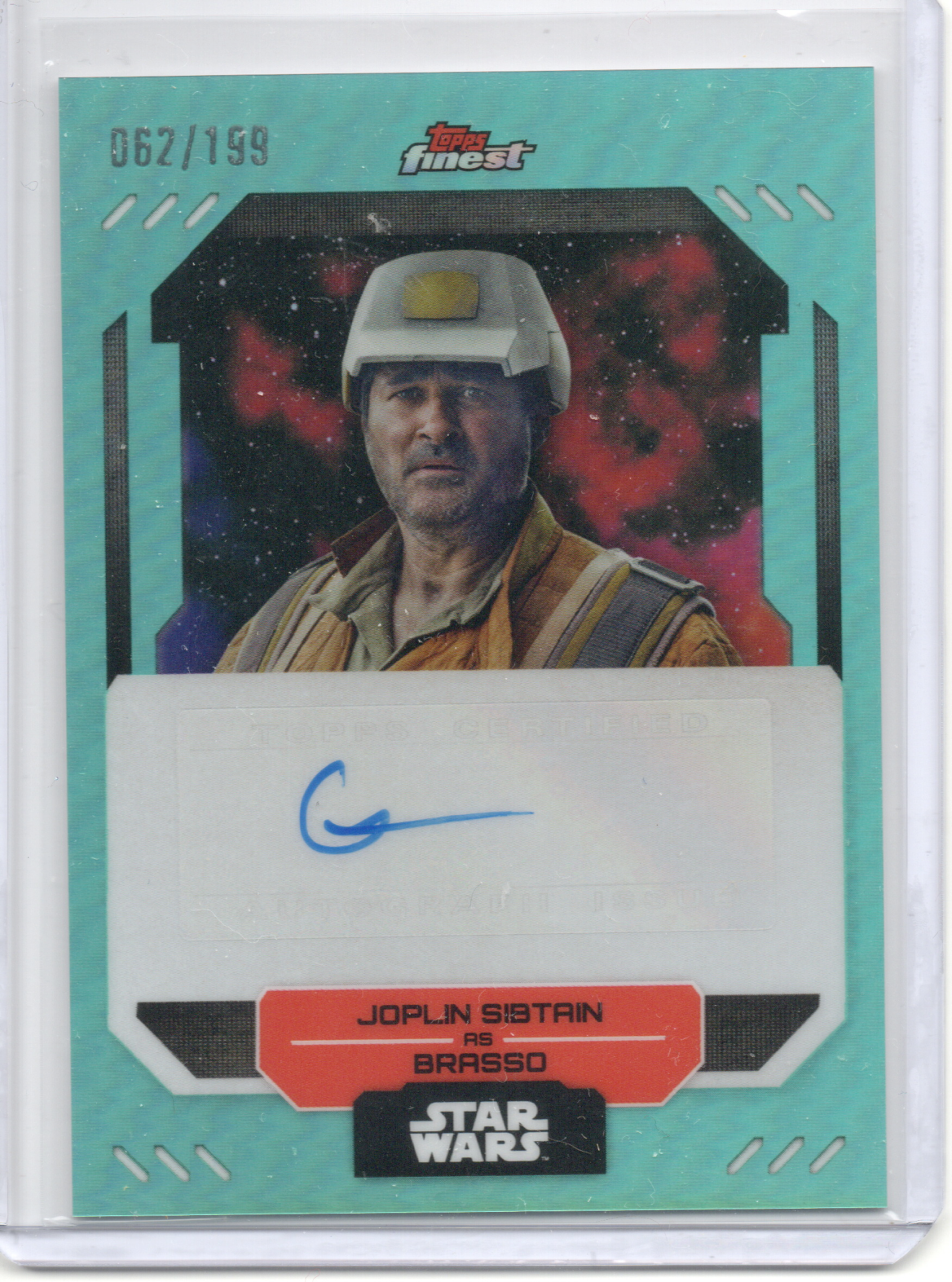 SW “Andor”Joplin Sibtain autograph card /199