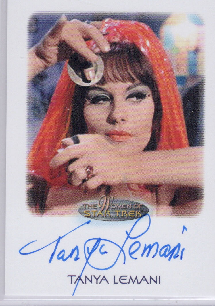 Tanya Lemani autograph card - Limited