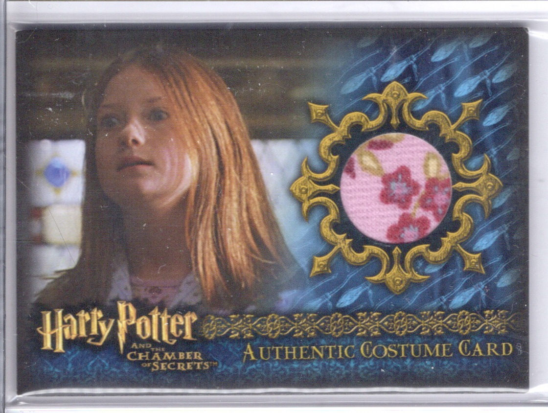 Harry Potter & The Chamber of Secrets Ginny Weasley Pajamas Prop Card