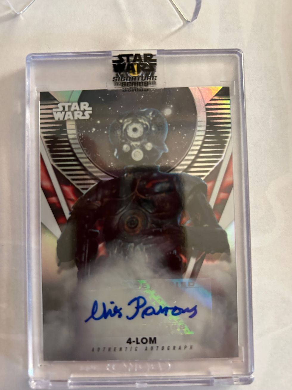 SW Signature Series Chris Parsons autograph card