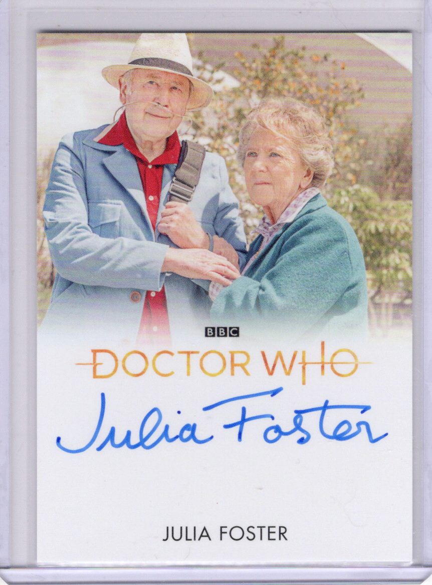 Dr. Who 11-12 Julia Foster Full Bleed autograph card