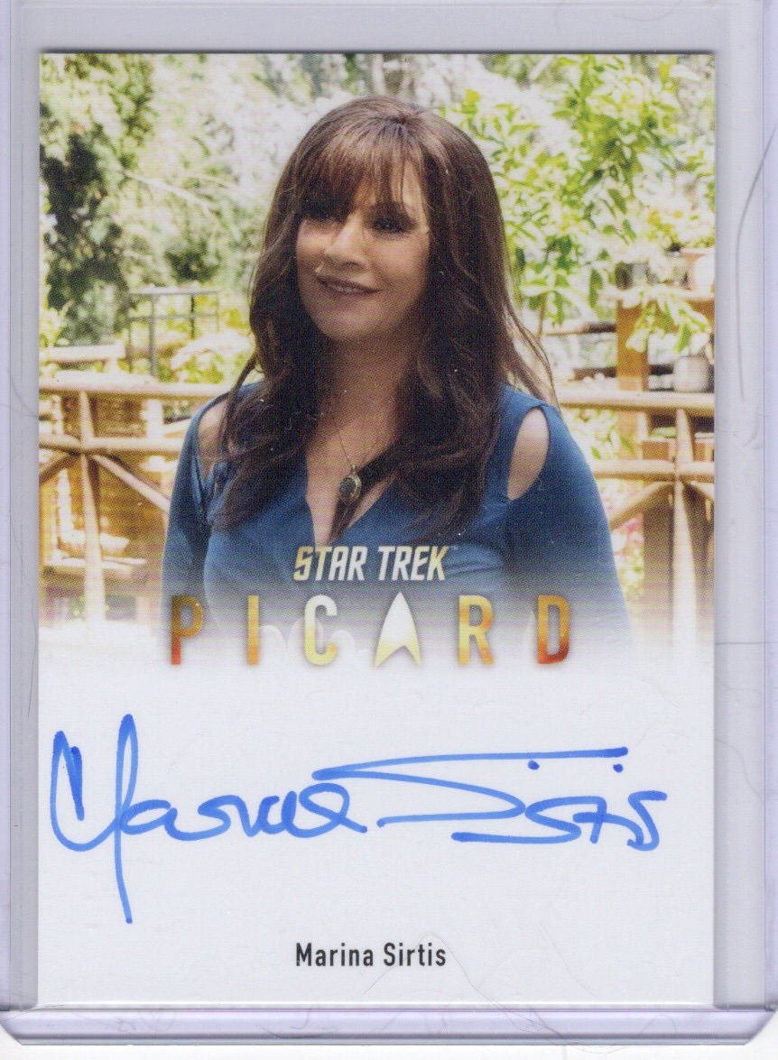 Marina Sirtis as Deanna Troi autograph card