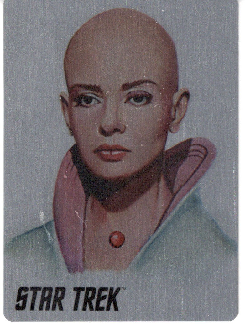 Lt. Ilia AC 63 Starfleet's Finest Painted Portrait Metal Cards