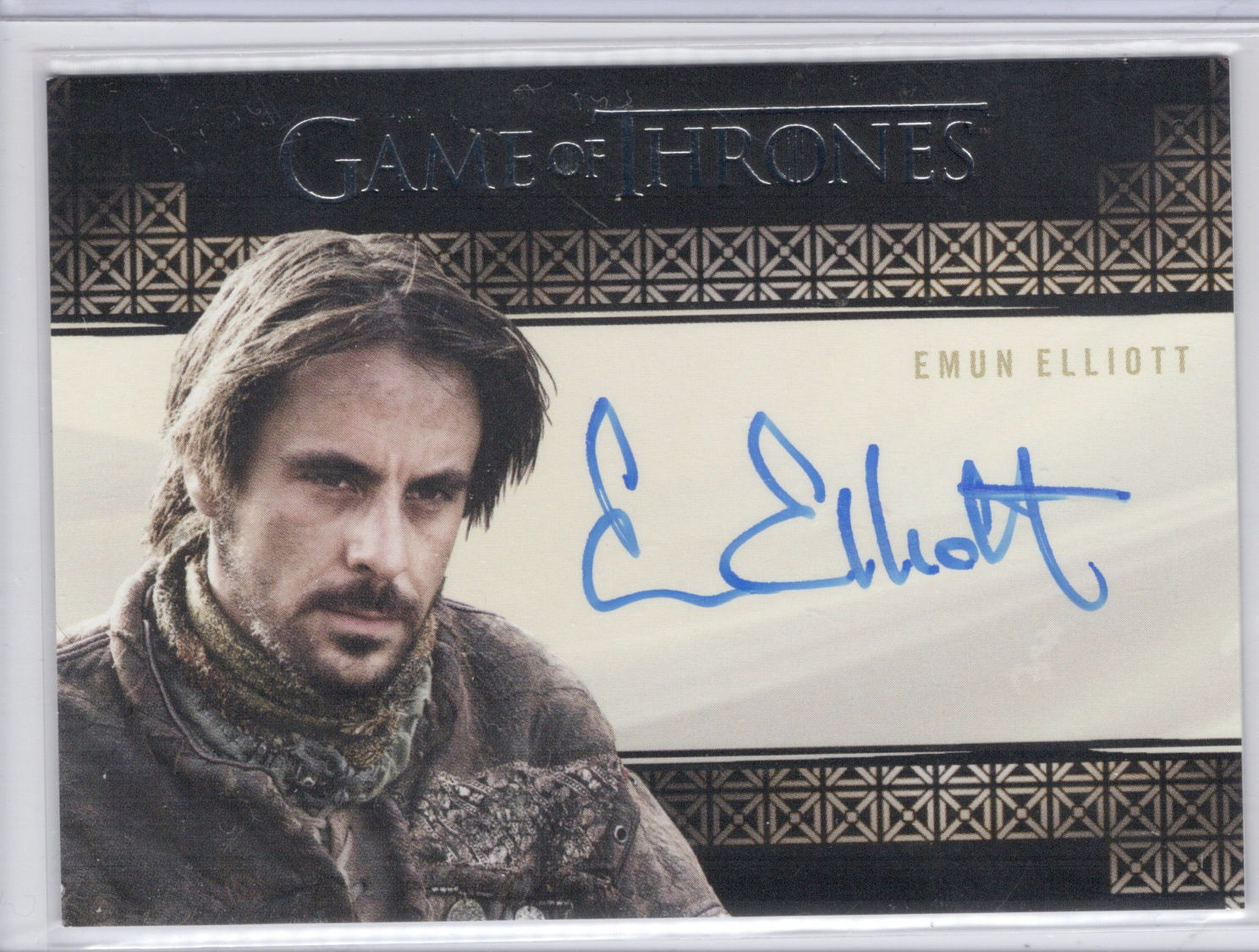 Iron Anniversary Valaryian Steel autograph card Emun Elliot