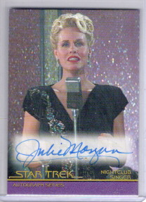 Star Trek First Contact Julie Morgan autograph card