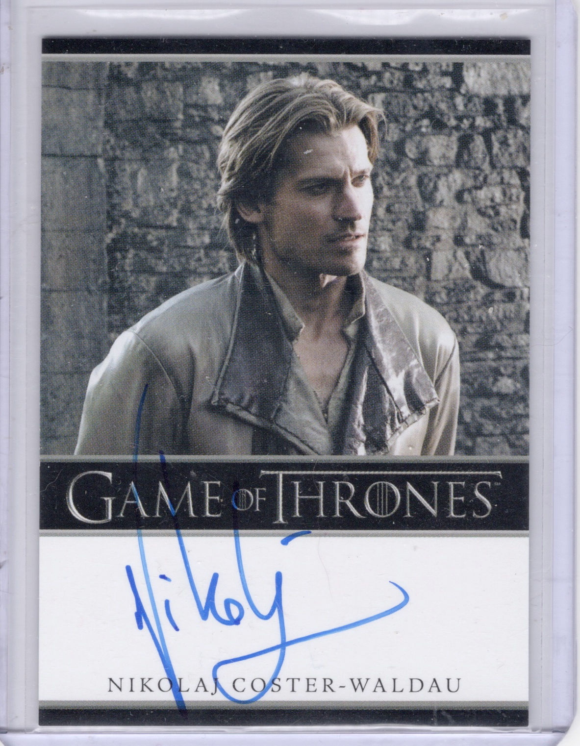 Nikolaj Coster-Waldau(Jamie) Season 1 Bordered autograph card