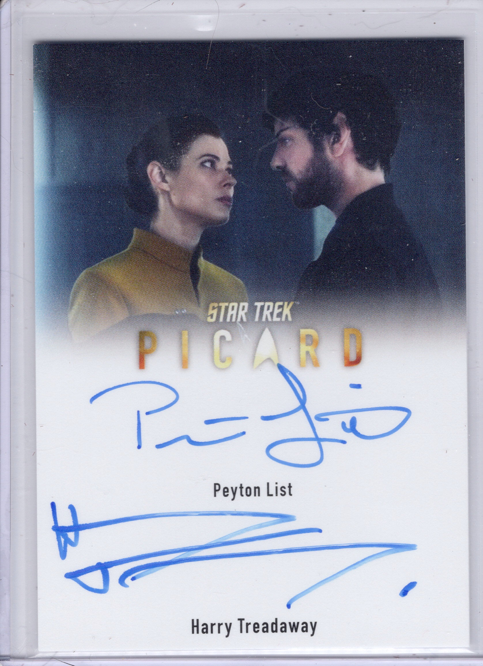 Peyton List/Harry Treadaway dual autograph card - Extremely Limited