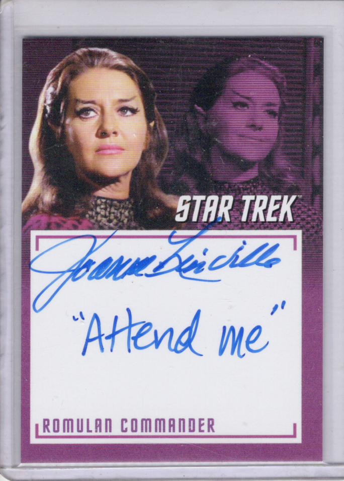 ST TOS Joanne Linville Inscription autograph card