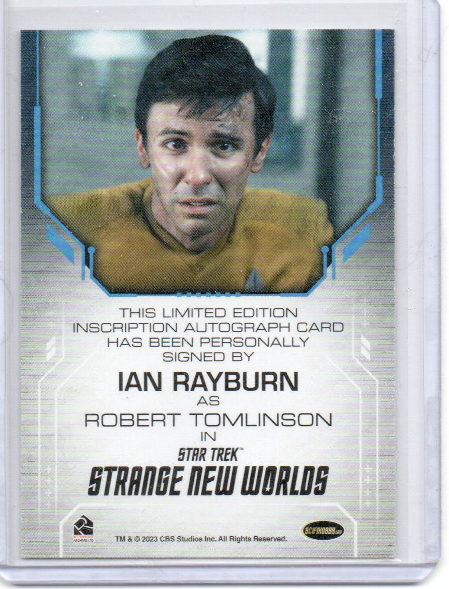 Thumbnail: Ian Rayburn inscription autograph card 11-25