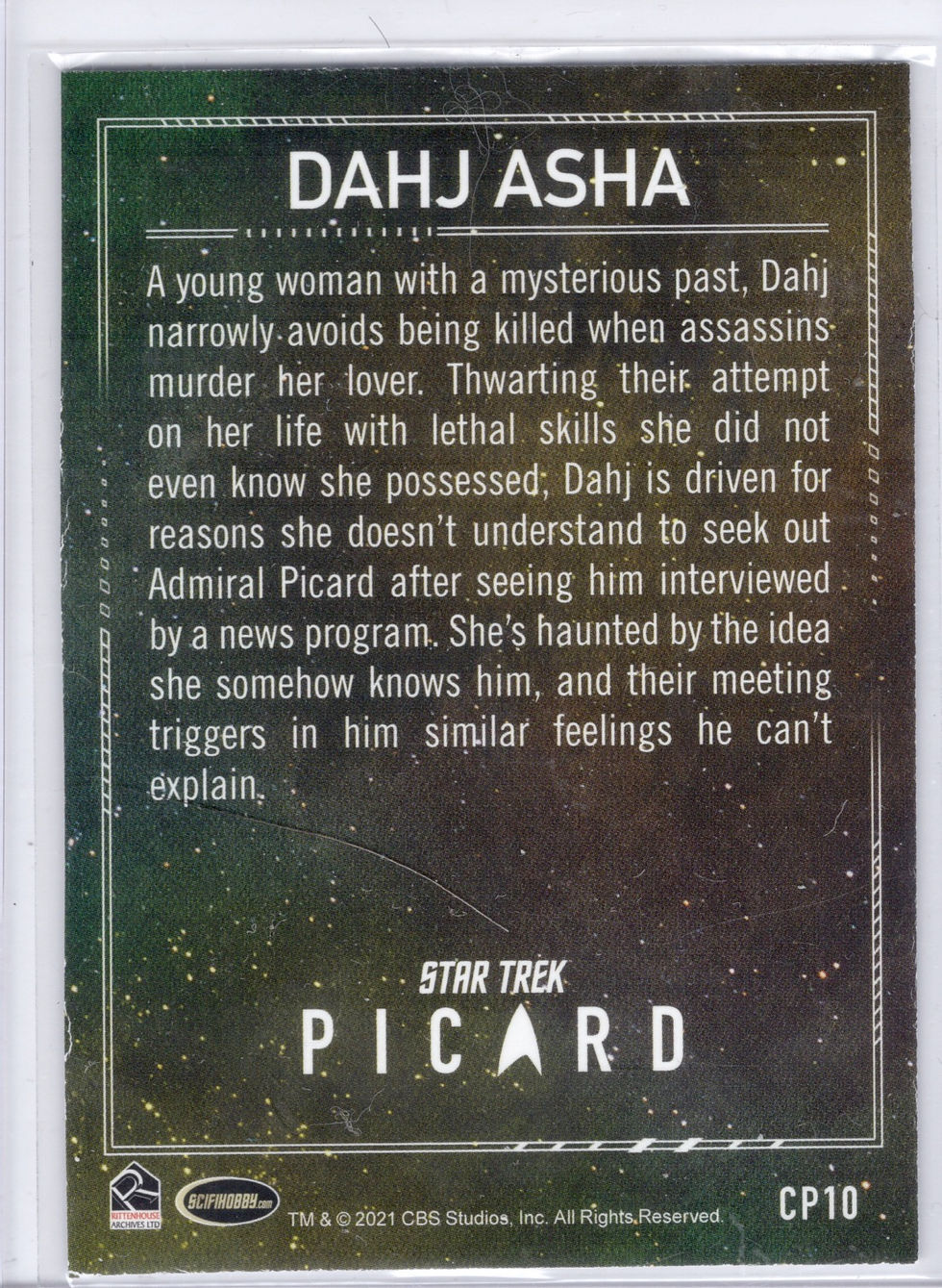 Thumbnail: Picard Season 1 Rittenhouse Reward Card Dahj Asha CC10