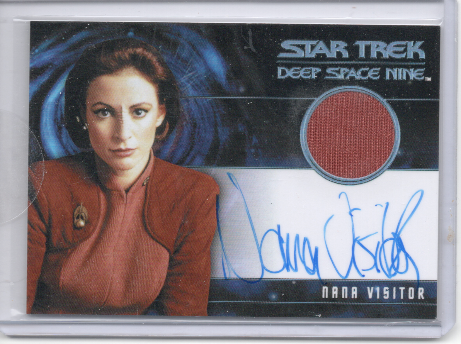 Star Trek Inflexions DS9 Nana Visitor autograph costume card
