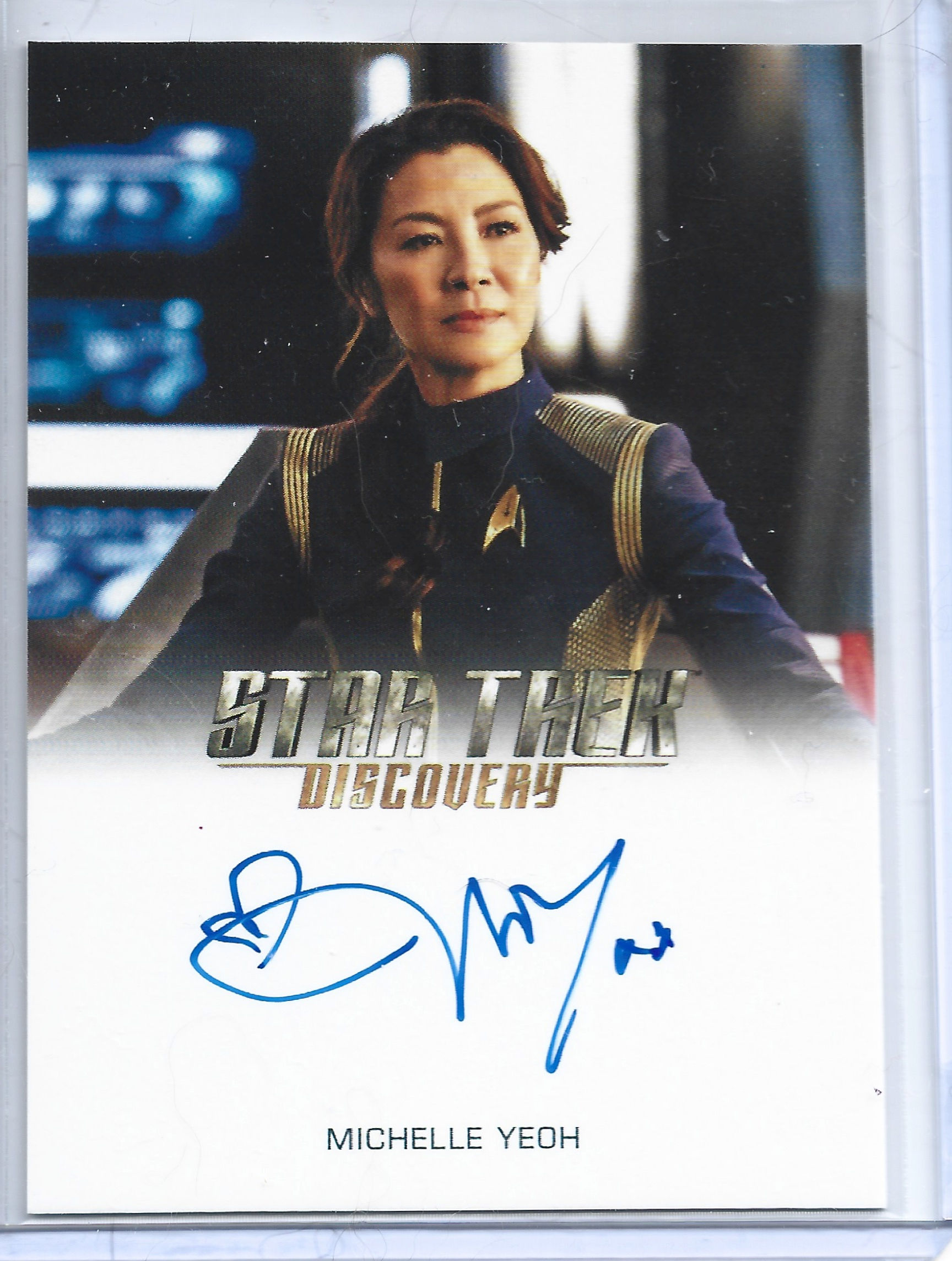 Star Trek Discovery Season 1 Michelle Yeah Full Bleed Autograph card