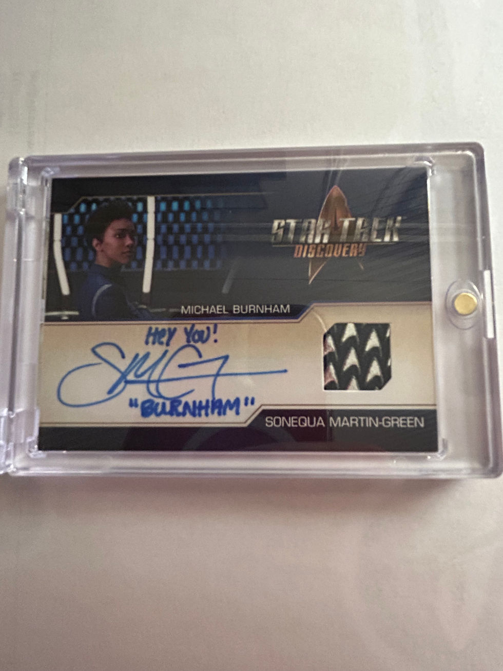 Discovery Season 3 Sonequa Martin-Green autograph relic card