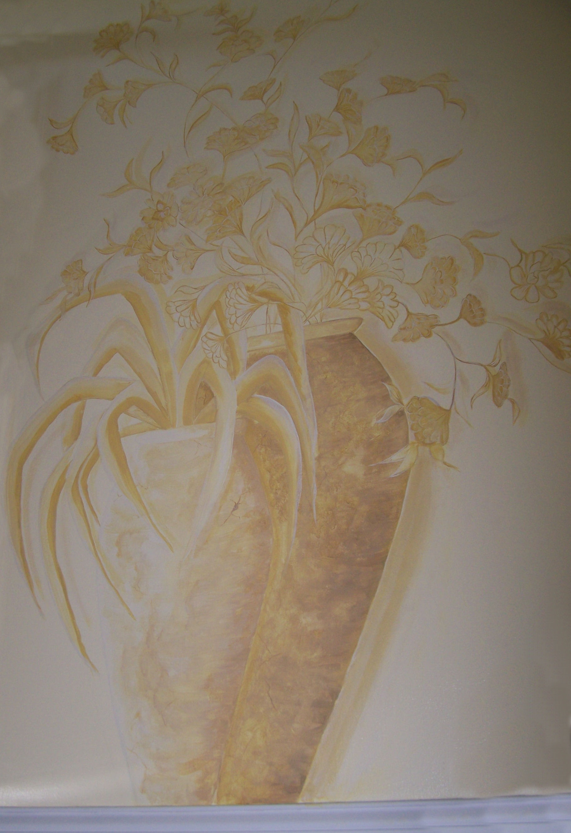 Bathroom mural in shower