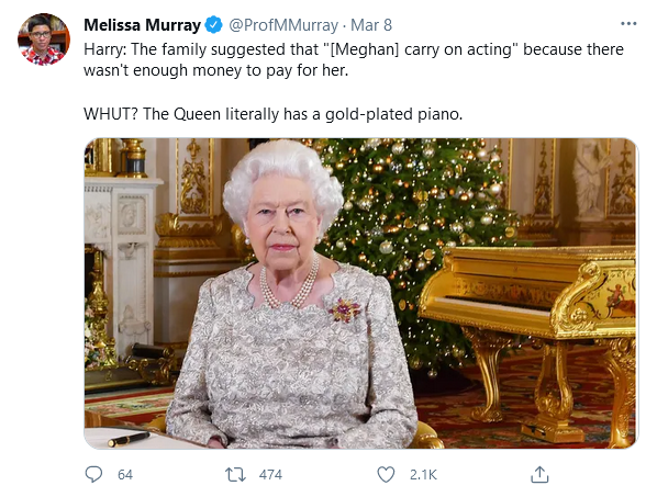 Queen gold piano meme