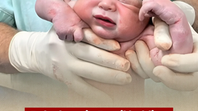 Baby Holds Mom’s IUD at Birth and the Internet Can’t Stop Laughing