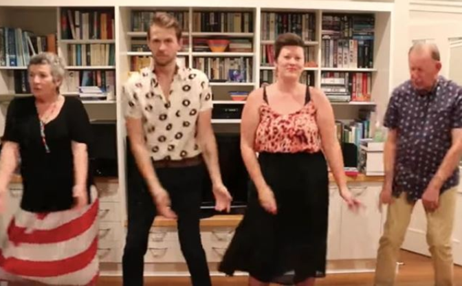 Man Creates Brilliant "Family Lockdown Boogie" Coronavirus Song