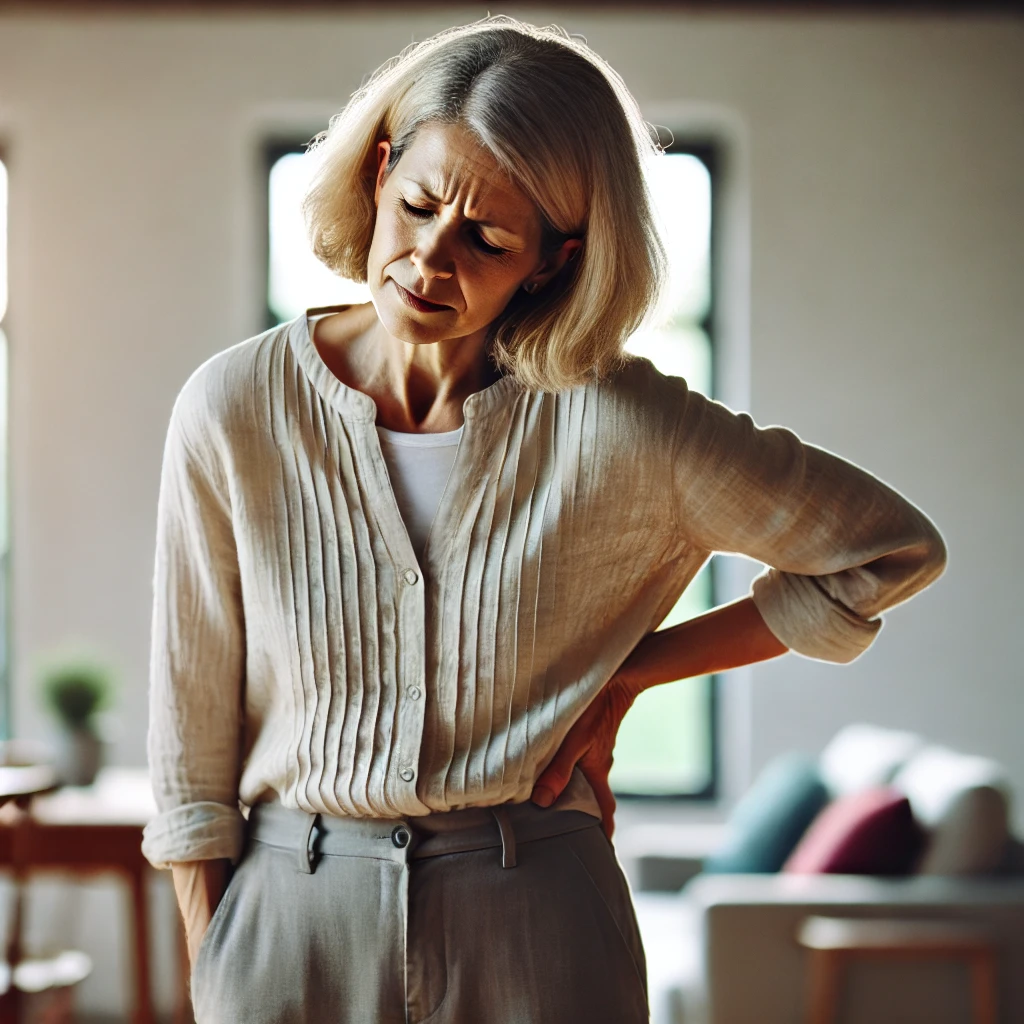 woman with backpain image