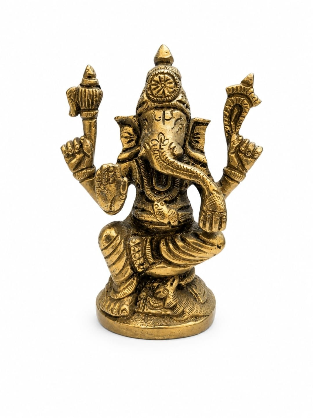Ganesha szobor (9 x 4.5 cm): akadályok elhárítása, új tervek megáldása