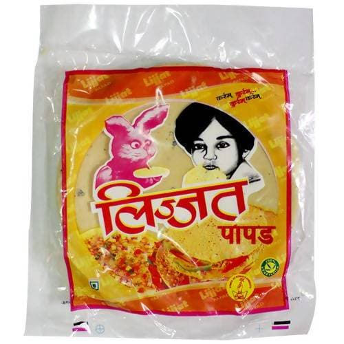 Lijjat Jeera (Cumin-köményes) Papadam 200g