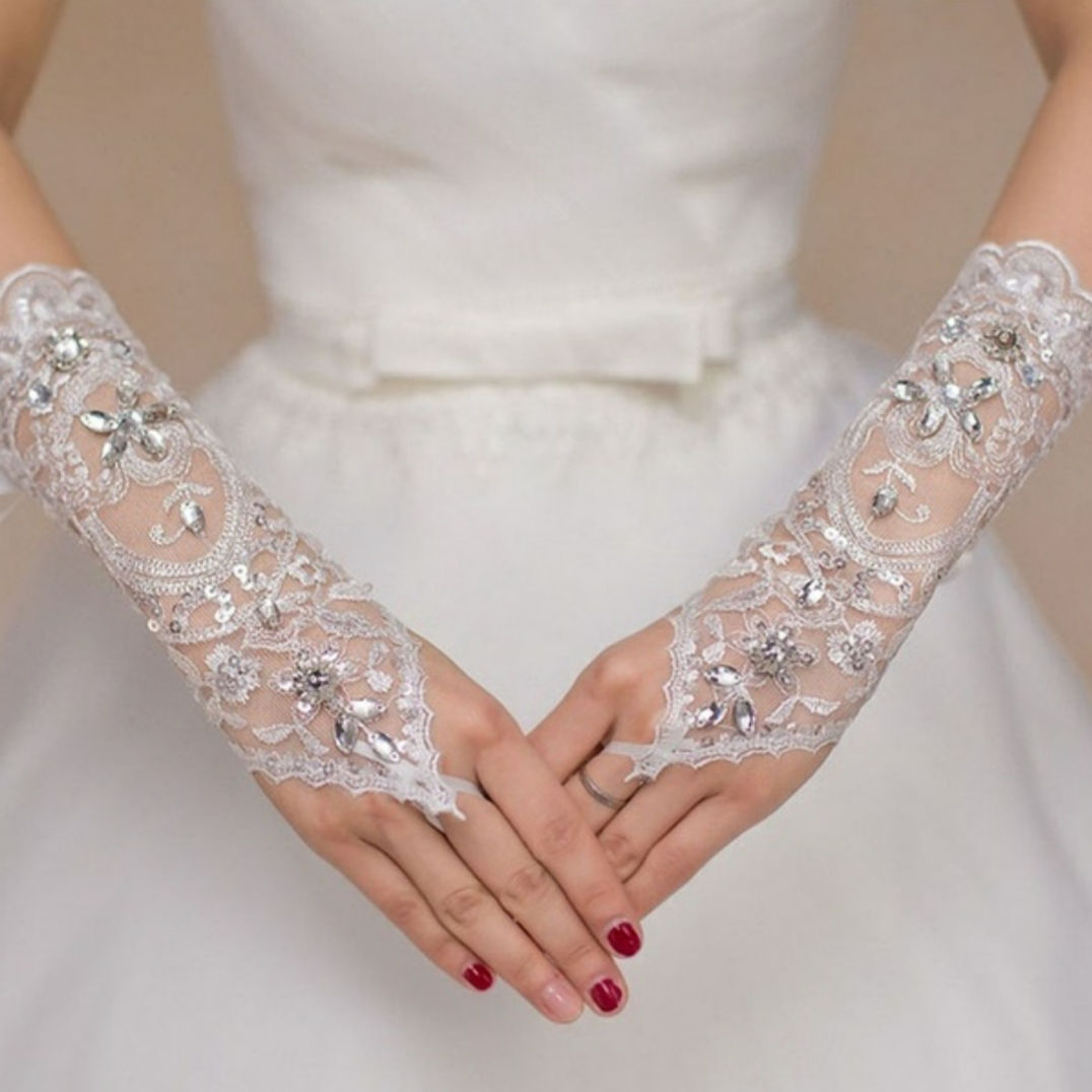 Guantes cortos de boda