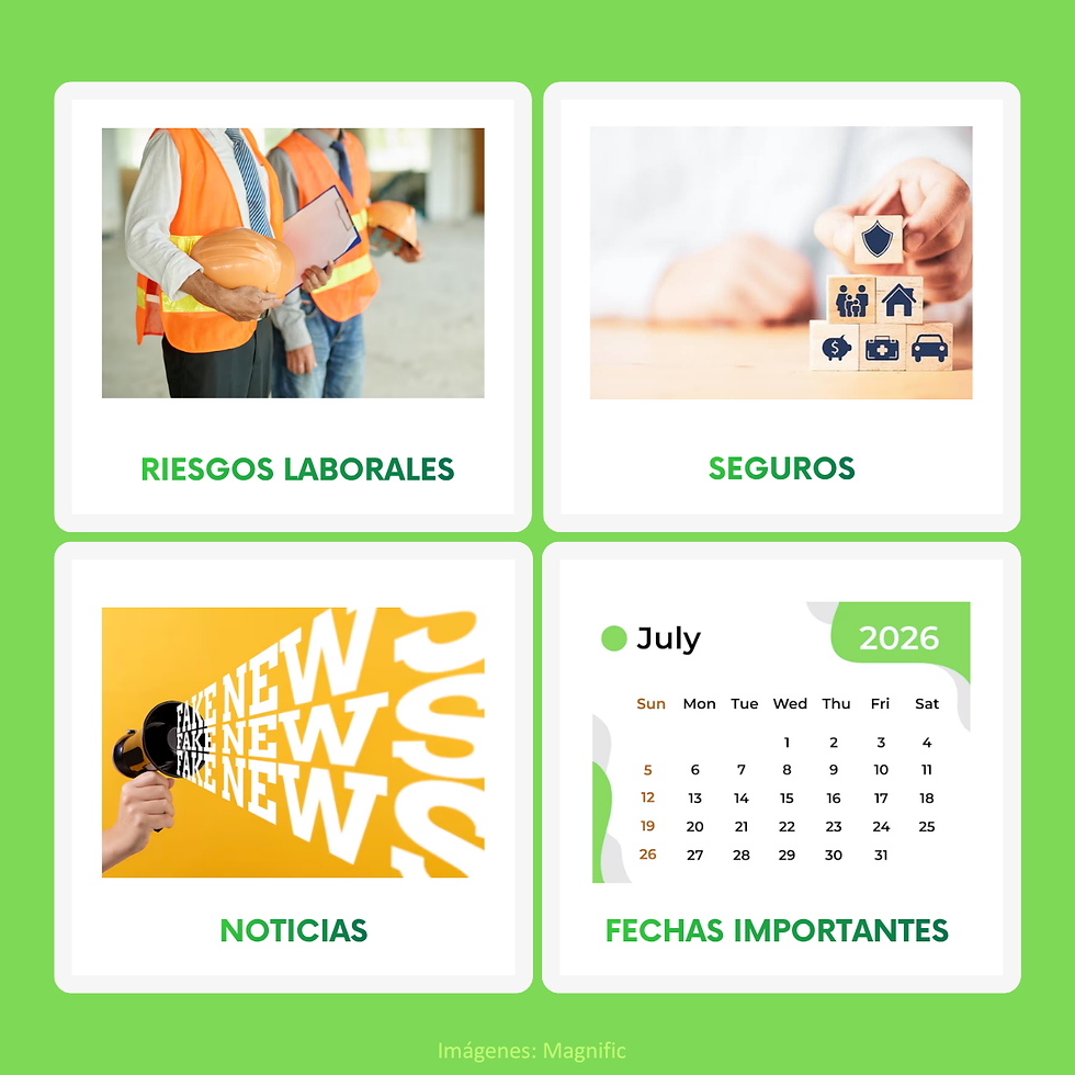 La prevención comienza con conocimiento. Mantente actualizado sobre seguros, gestión del riesgo y cambios normativos en SST. ¡Conoce más!