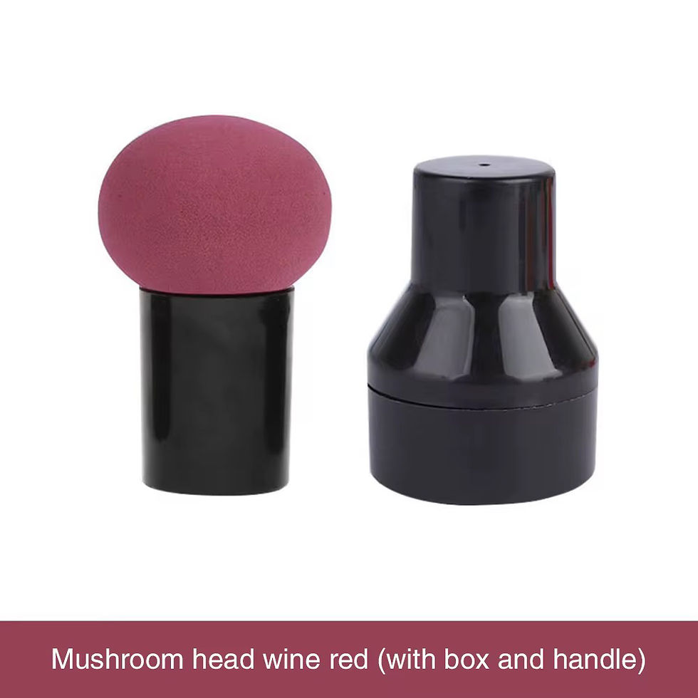 Thumbnail: Round Head Small Mushroom Foundation Makeup Sponge