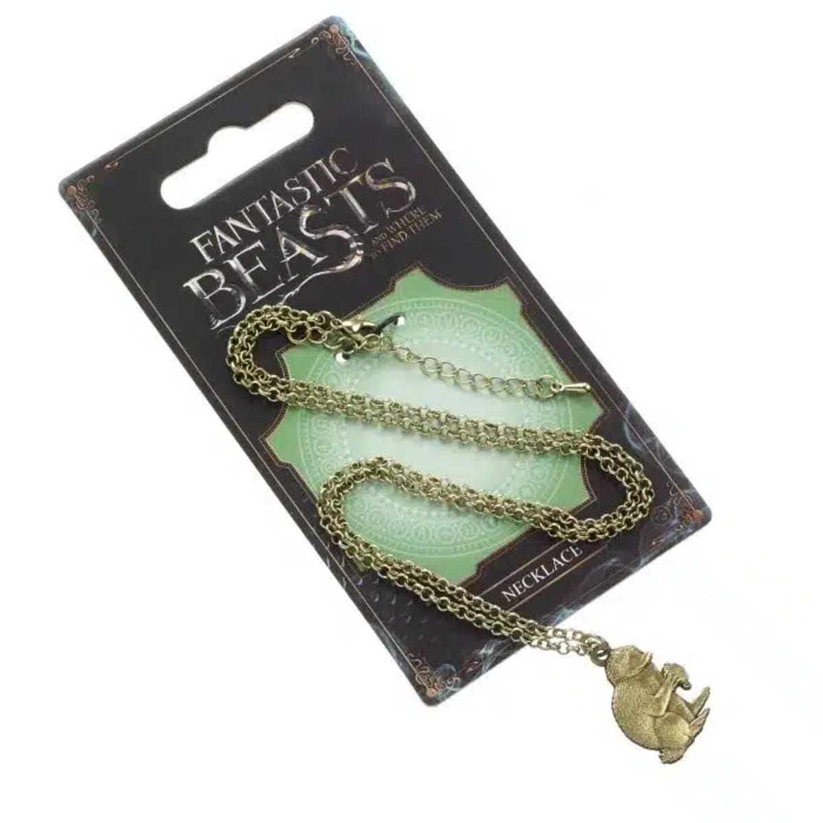 Bronze Niffler Enamel Necklace