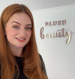 katie the owner of blush beauty