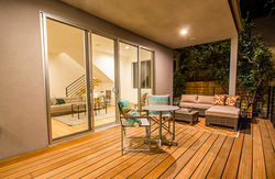 Backyard Deck with Surroundings