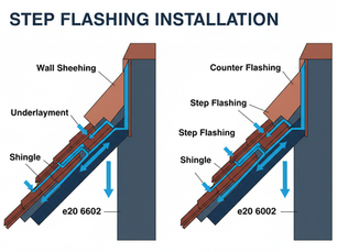 Step Flashing vs Counterflashing: Key Differences and When to Use Each