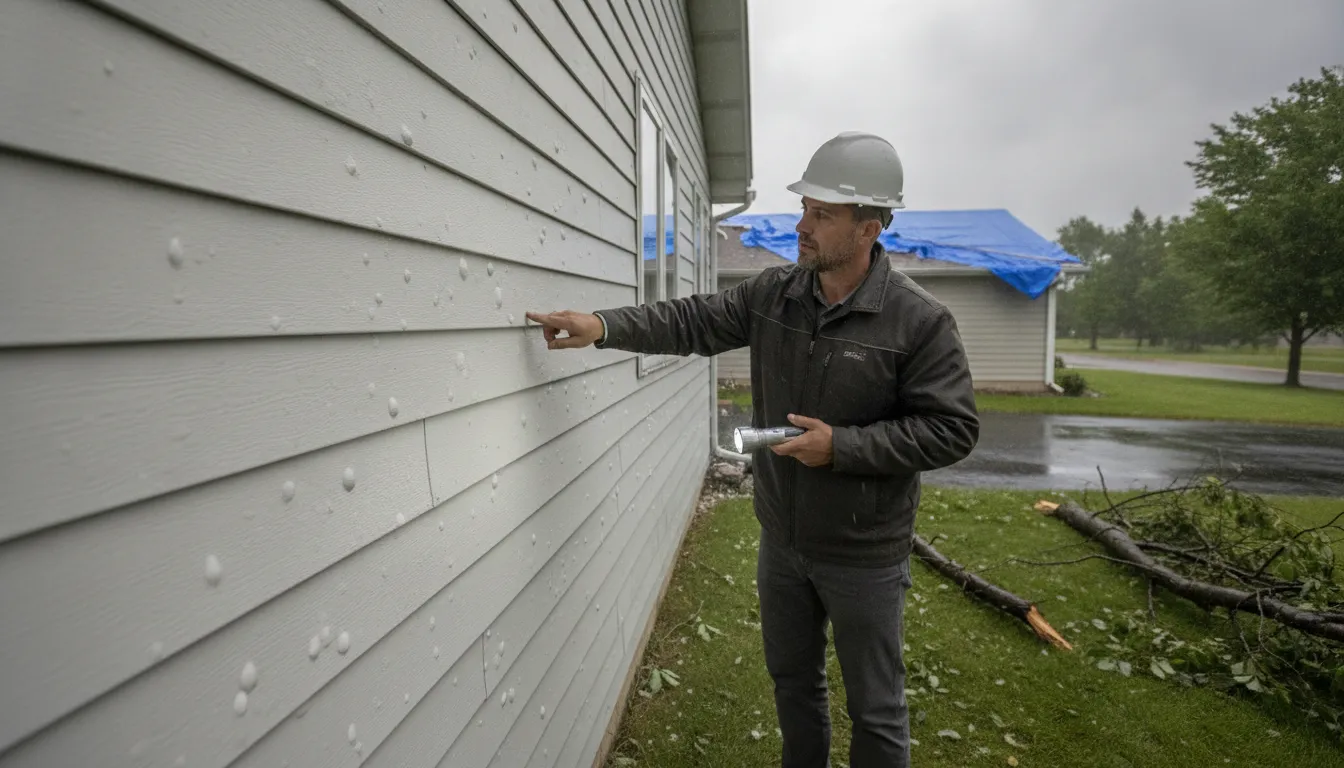 Hail Damage Siding Minnesota: What to Check