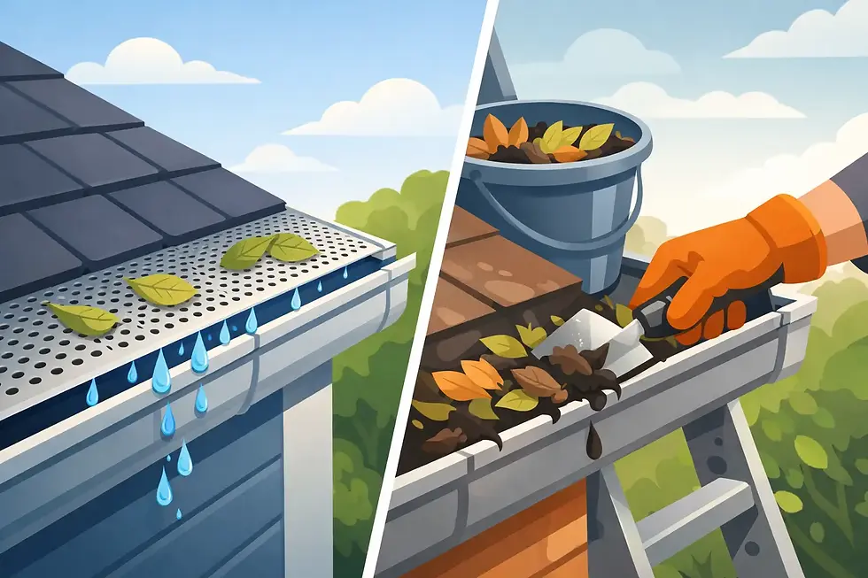 Gutter Guards vs Regular Cleaning