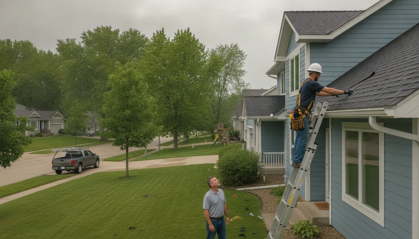 Roof Repair or Replacement After Storm Damage in MN