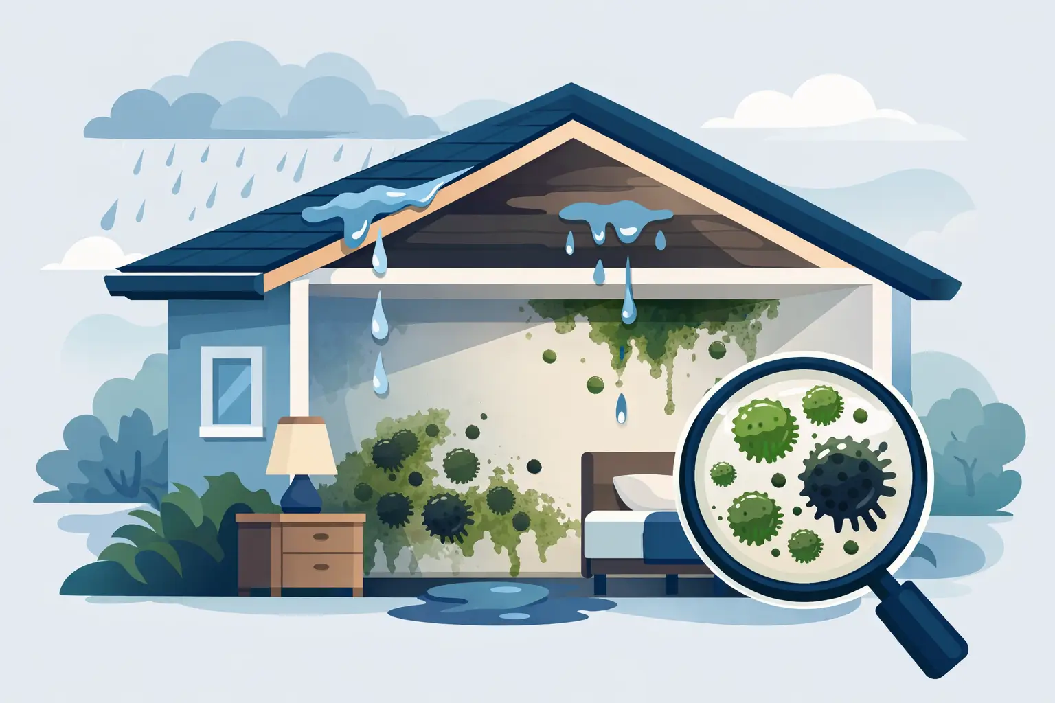 Can a Roof Leak Cause Mold Problems?