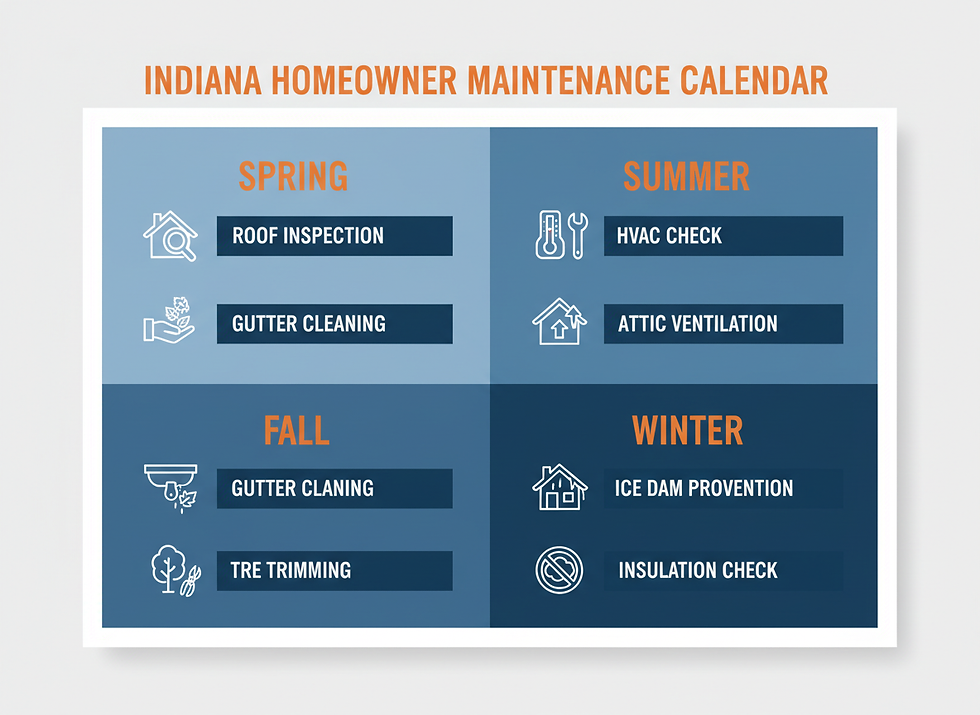 Preventing Future Ceiling Leaks: Maintenance Strategies for Indiana Homes