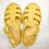 Thumbnail: Kids Unisex Moulded Fisherman Sandals - Mustard