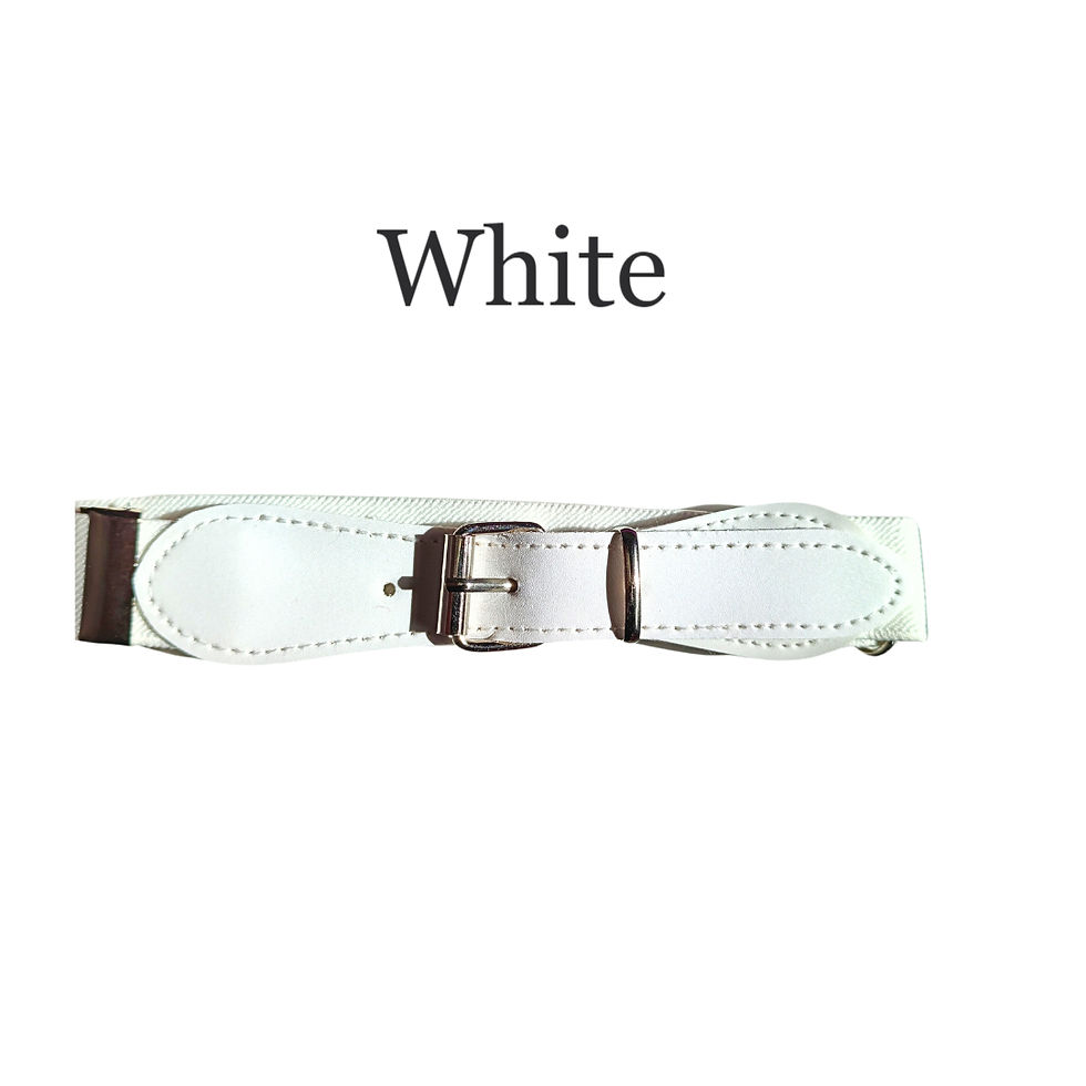 Thumbnail: Stretchy & adjustable kids belt with pin buckle in assorted colours