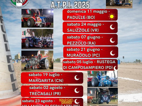 🚜 Campionato Italiano Tractor Pulling 2025: Il Calendario Completo! 🔥