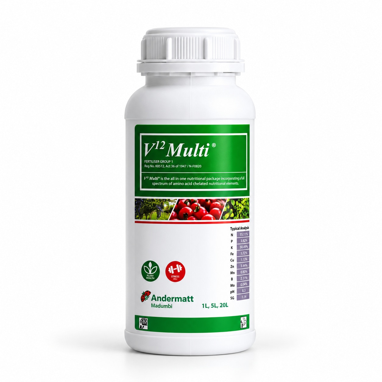 V12 Multi studio product photograph