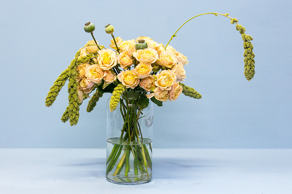 Flowers in a Glass Vase 2