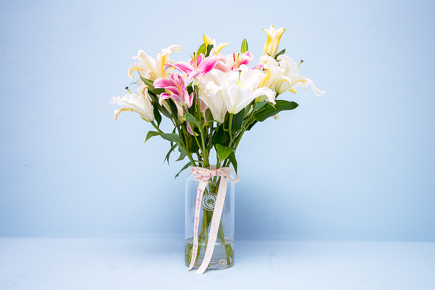 Flowers in a Glass Vase