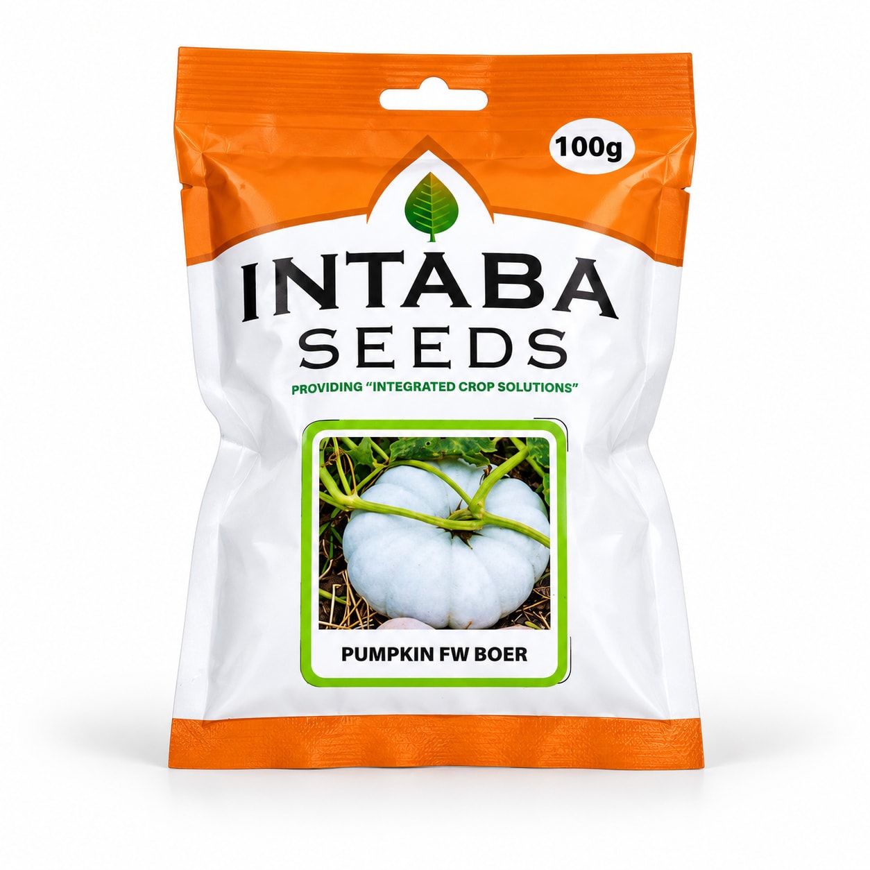Flat Boer pumpkin pack on a clean white studio background
