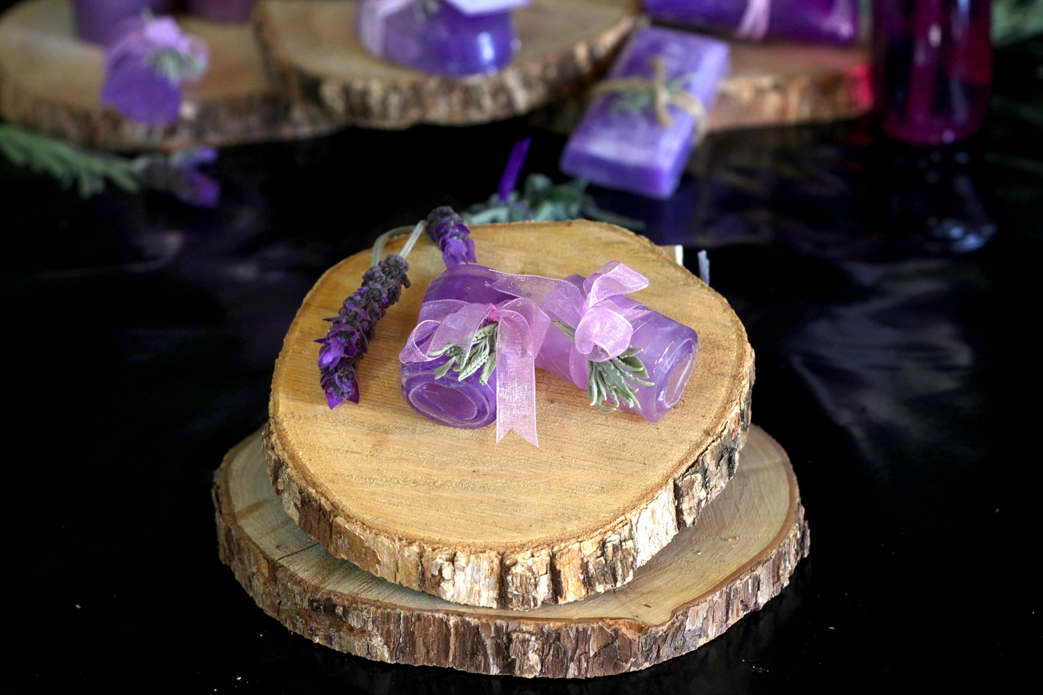 Lavender Scroll Soap